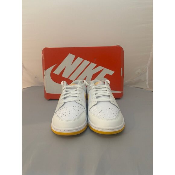 Nike dunk low white university gold men’s shoes size 11 DV0831 110 - Picture 2 of 6